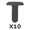 M6x12mm Bolt Black (800.0472)