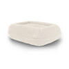 Omlet Maya Cat Donut Bed in Snowball White
