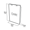 Autodoor door assembly green dimensions (014.0027.0001)