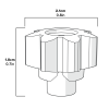 Autodoor metal gear dimensions