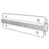 Autodoor removable door rack