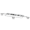 Autodoor retaining bracket dimensions (014.1152)