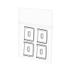 Autodoor run handle washer - pack of 4