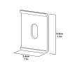 Autodoor run handle washer - pack of 4 dimensions