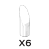 6 x skruelåg