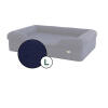 Grote bolster hoes alleen corduroy middernacht