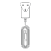Boxed 12V Power Adaptor UK (810.0530)