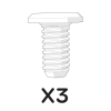 Chicken Waterer 5 Gallon Leg Fixings Pack