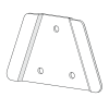 Autodoor cp mount plate (014.1135)