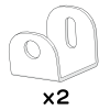 Cube mk2 mounting bracket 014.1167 x2