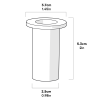 Eglu pro wheel arm collar bearing dimensions