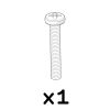 Machine Screw M4 x 25mm