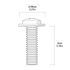 Machine Screw M6 x 20mm