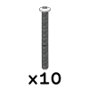 Machine screw m6x70mm pozi pan - pack of 10
