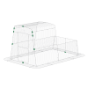 Mighty clip f on Eglu Cube  run usa