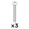 Mushroom head screw m6x55mm (800.0203)