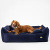 Nest dog bed in corduroy navy