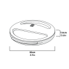 Smart chicken feeder 5kg battery cap dimensions