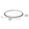 Smart chicken feeder 5kg battery seal dimensions