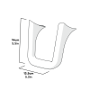 Smart chicken feeder 5kg leg dimensions