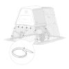 Bagged wheel arm track guard Eglu Go  up