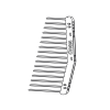 Bagged wheel arm track guard Eglu Go  up