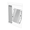 Bagged wheel arm track guard Eglu Go  up