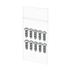 Wood screw 3.5x12mm pozi pan - pack of 10