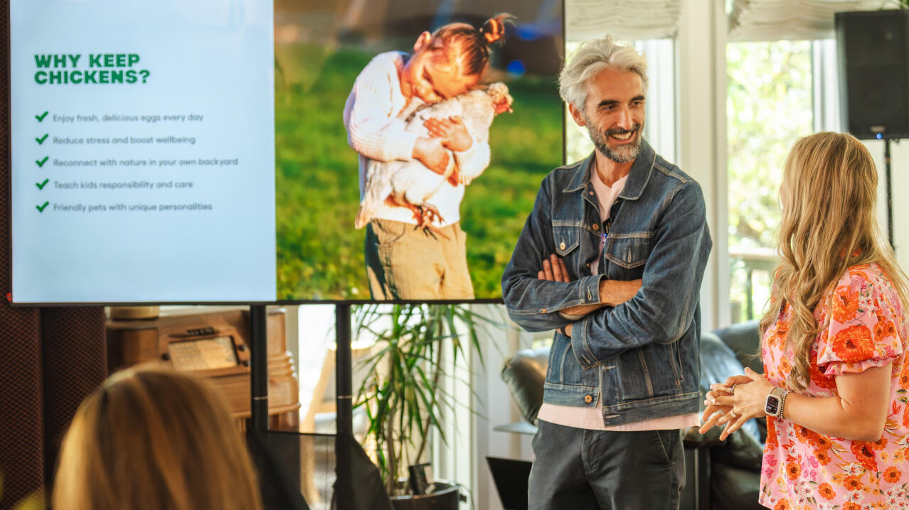 Whole home chicken presentation