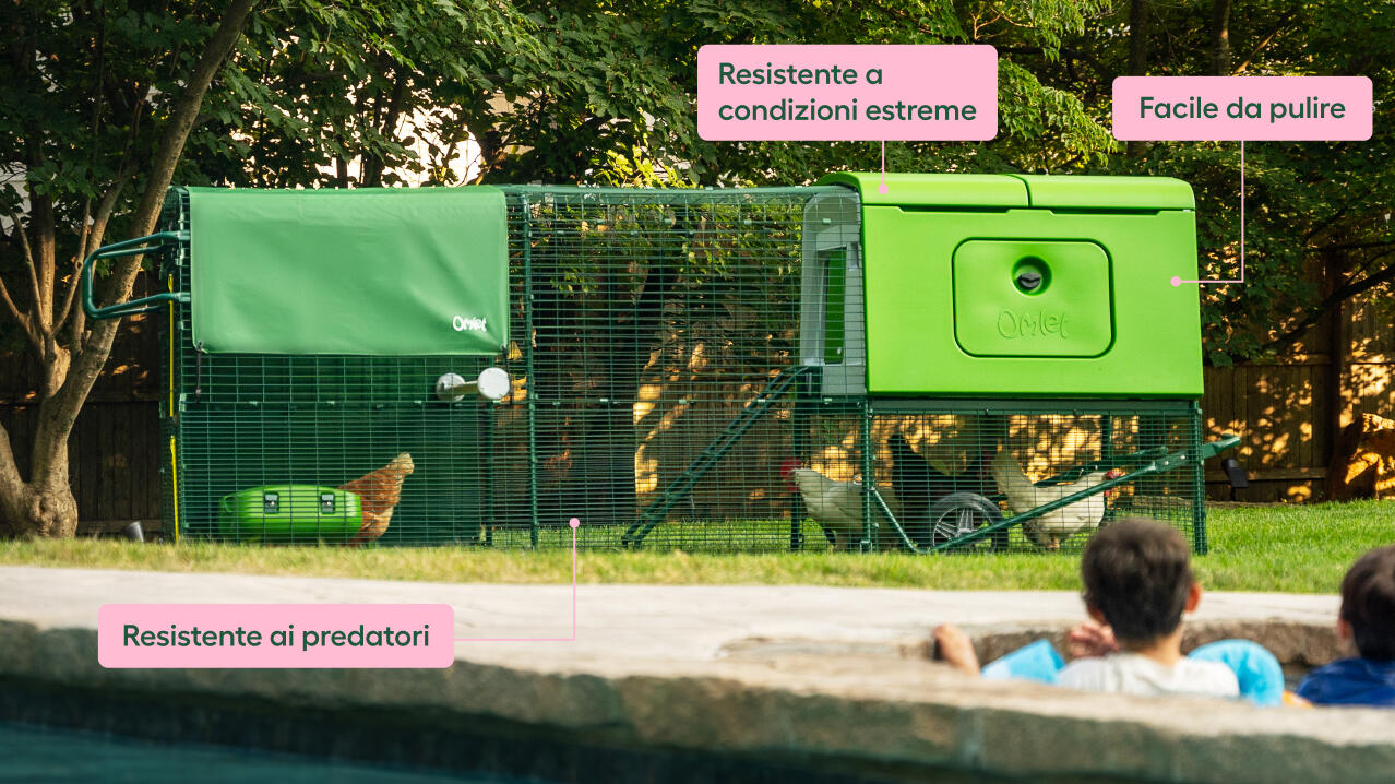 Eglu Cube caratteristiche e vantaggi del pollaio