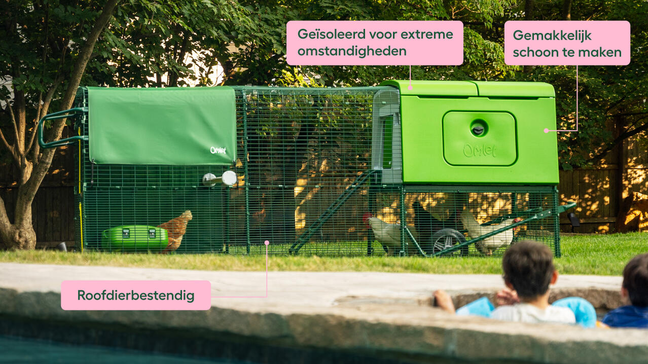 Eglu Cube kenmerken en voordelen van een kippenhok