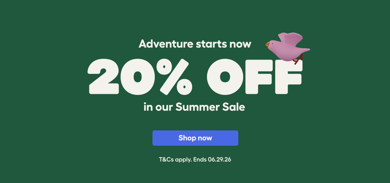 Us summer sale camp Omlet banner dsk