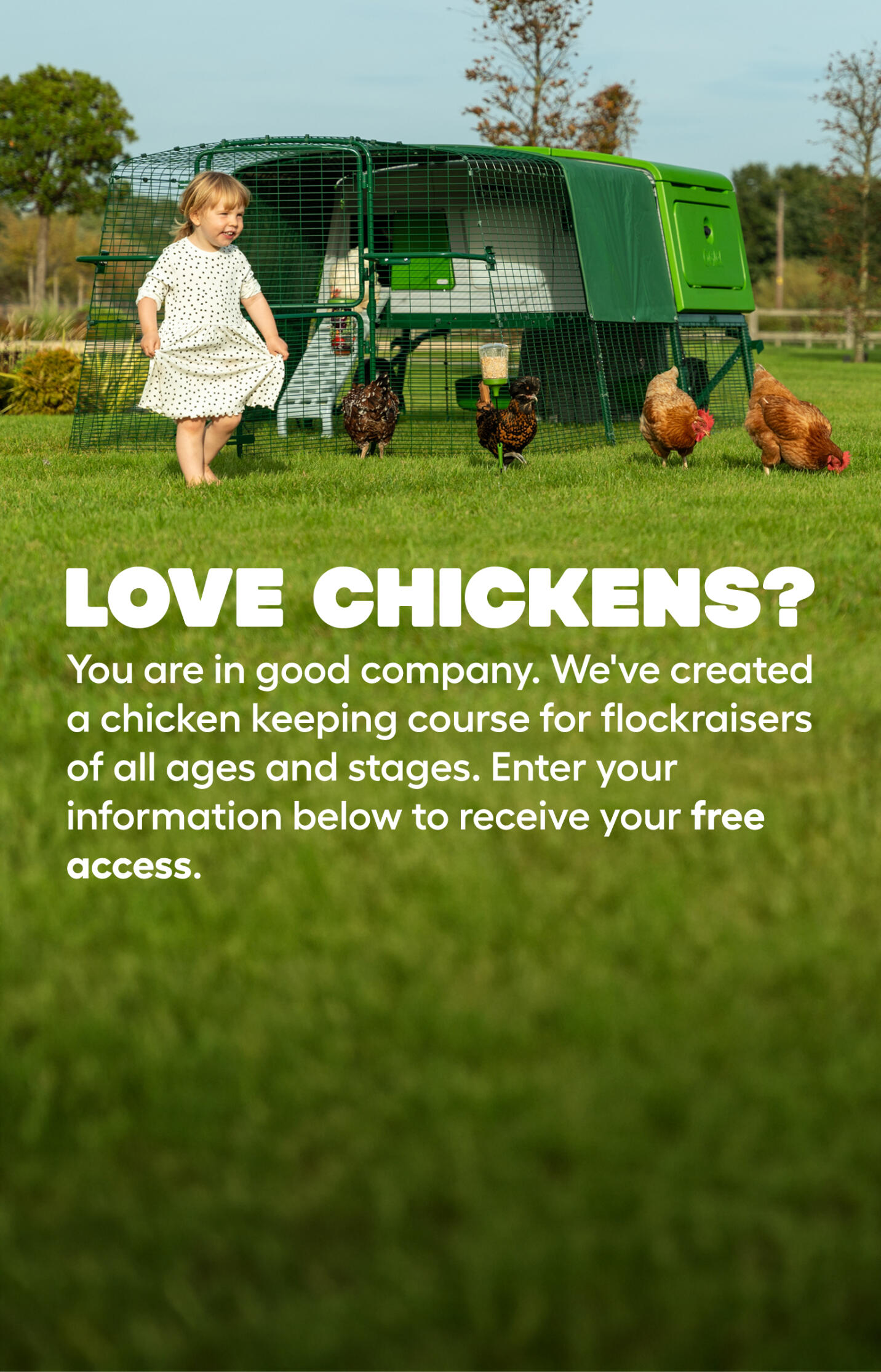 sign up form chicken keeping course - US