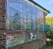 2x2 abdeckung passt auch gut über den blumenkasten