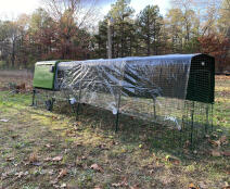 ???? A Clucking Good Time - Eglu Cube, 13ft run, stand & wheels, automatic door. 