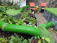 Our family of 5 rabbits love the zippy tubes. they have around 12 metres that allows access to 5 areas in our small garden