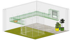 catio outdoor cat enclosure tunnel walkway customizable set up