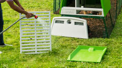 Durable chicken coop that comes apart for easy cleaning