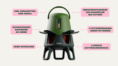 Smart no waste chicken feeder usps