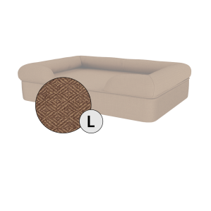 Large Polsterbett Bezug - Mokkabraun
