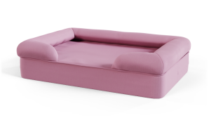 Memory Foam Bolster Dog Bed - Large - Lavender Lilac
