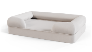Memory-Foam Polsterbett für Hunde Medium - Meringue Weiß
