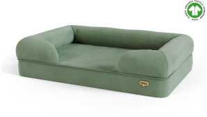 Memory Foam Hundesofa Medium – Corduroy Moss