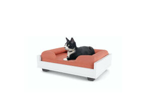 Cadre de Lit Maya pour Chats Small avec Lit Bolster Pêche