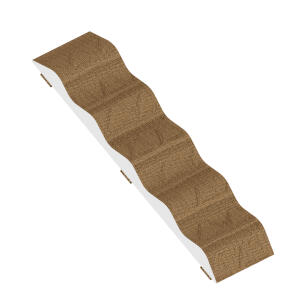 Freestyle Cat Tree - Scratching Box for Bridge and Ramp - Cardboard - Wave