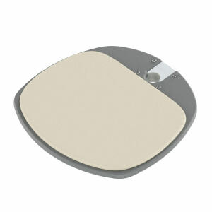 Freestyle - Plateforme en plastique avec coussin d’extérieur crème (support inclus)