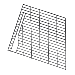 Eglu Go UP Rear Run Panel