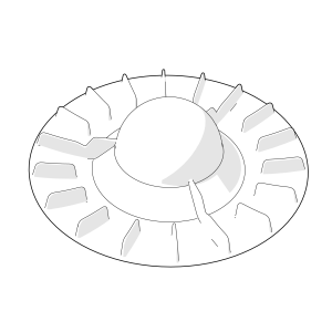 No Waste Chicken Feeder 12lb - Flow Adjuster