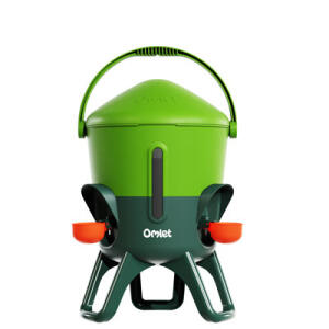 Insulated Stay Clean Chicken Waterer 5.5 Litre - Eglu Green