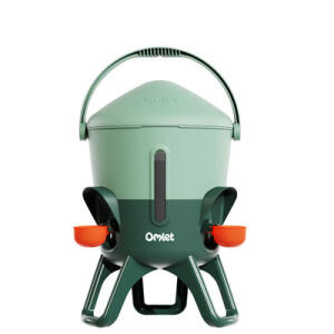 Insulated Stay Clean Chicken Waterer 5.5 Litre - Sage Green